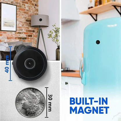 Compact Wi-Fi Home Security Camera with Motion Alert