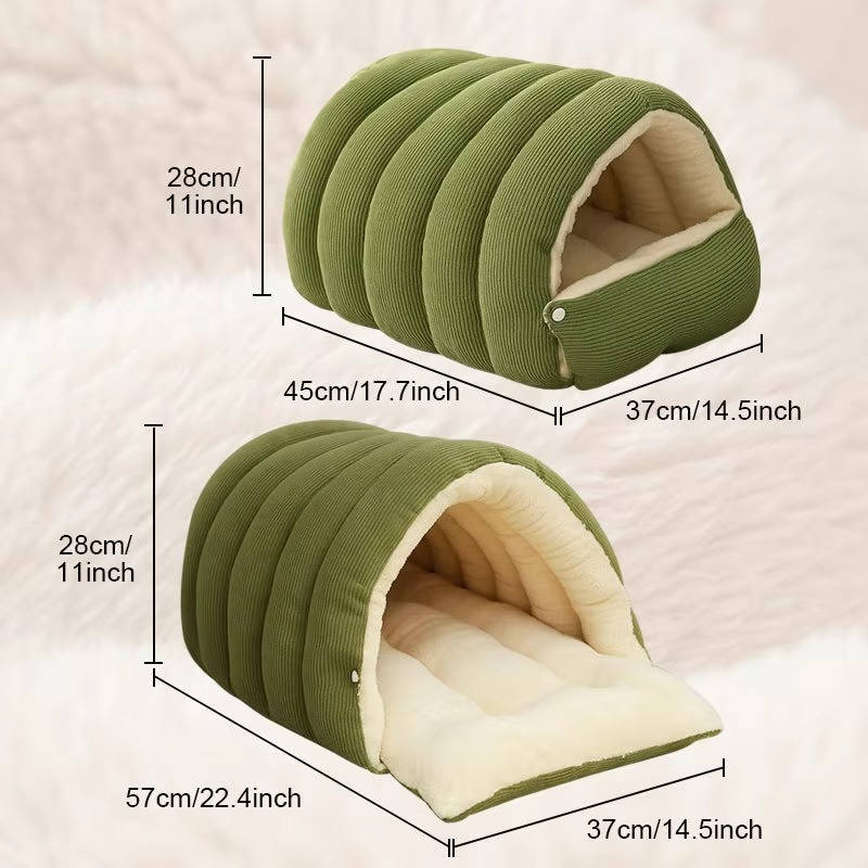 Detachable and Machine Washable Cozy Cat House