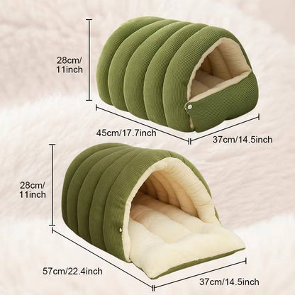 Detachable and Machine Washable Cozy Cat House