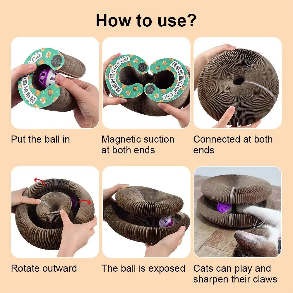 Fun Interactive Cat Scratch Pad