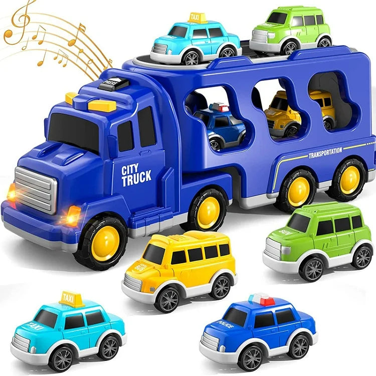 Fun Toy Truck Set with Lights and Sounds