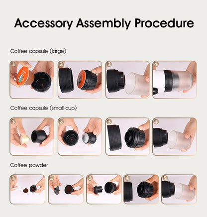 Compact Travel Coffee Espresso Brewer