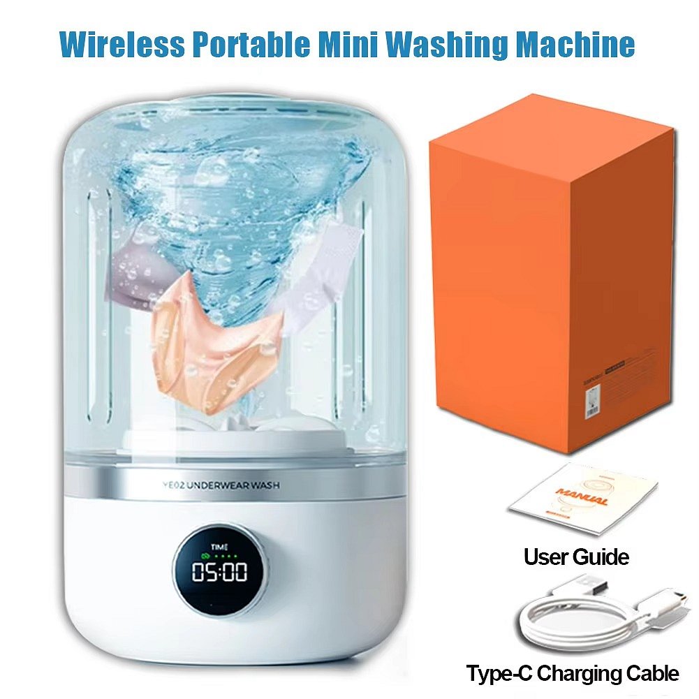 Compact Portable Laundry Washer