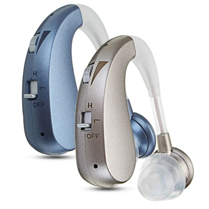 Portable Rechargeable Bluetooth Hearing Amplifier Headphones - Halri