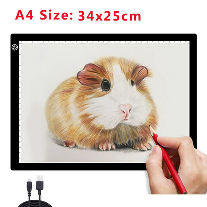 Bright LED Art Light Box for Drawing and Tracing