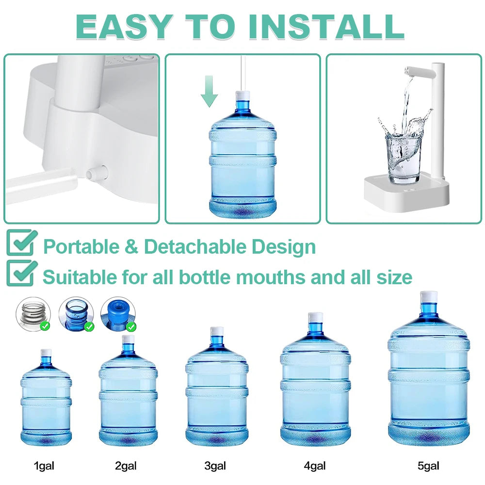 Compact Plug in Water Dispenser with USB Charger