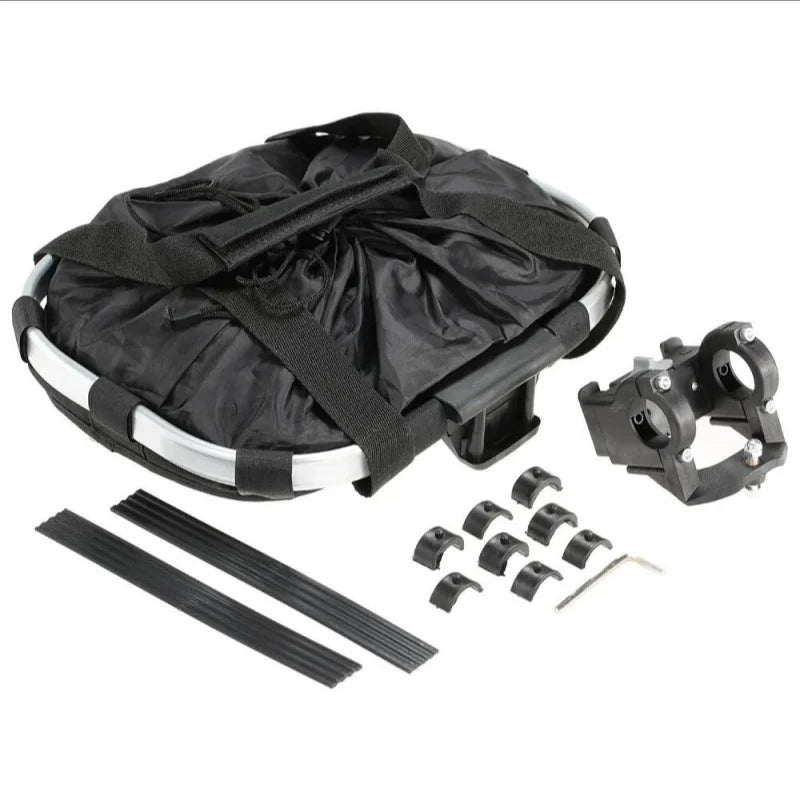 Collapsible Bike Front Basket for Dogs and Gear 5kg