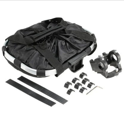 Collapsible Bike Front Basket for Dogs and Gear 5kg