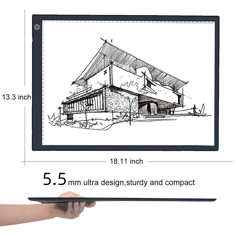Bright LED Art Light Box for Drawing and Tracing