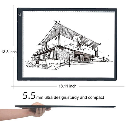 Bright LED Art Light Box for Drawing and Tracing