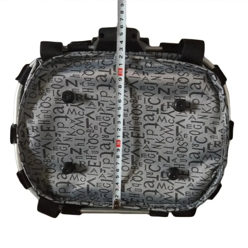 Collapsible Bike Front Basket for Dogs and Gear 5kg