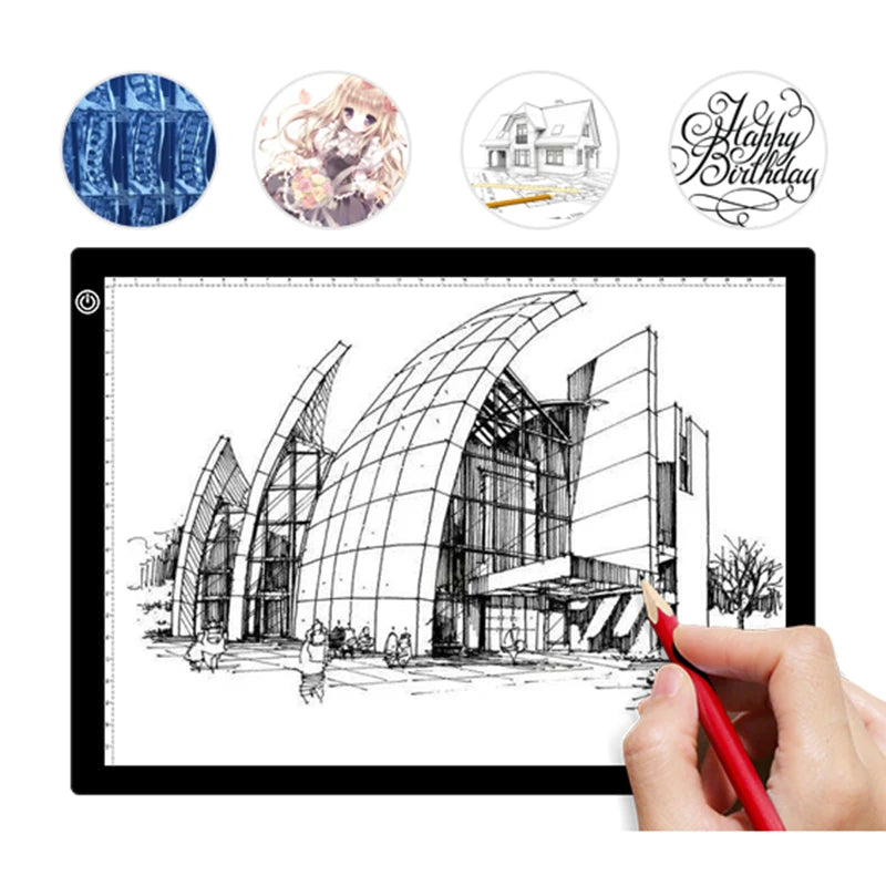 Bright LED Art Light Box for Drawing and Tracing