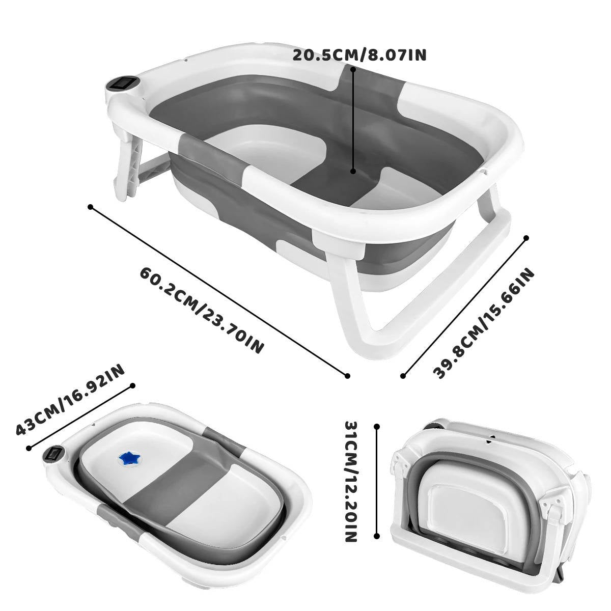 Portable Baby Bath Support Tub