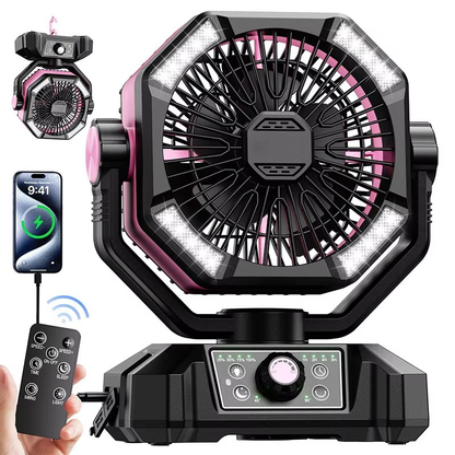 Compact Outdoor Battery Fan