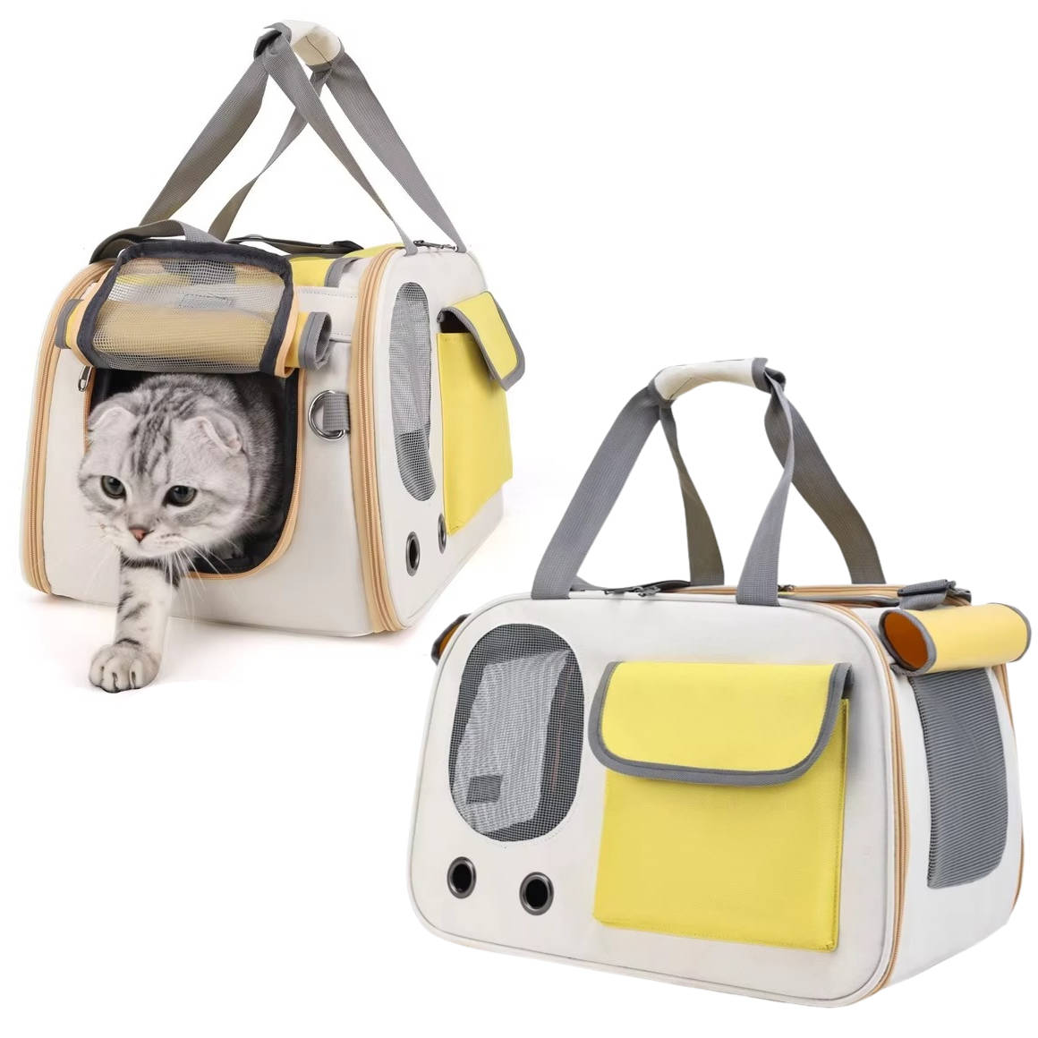 Portable Pet Crate for Cats and Small Pets - Halri