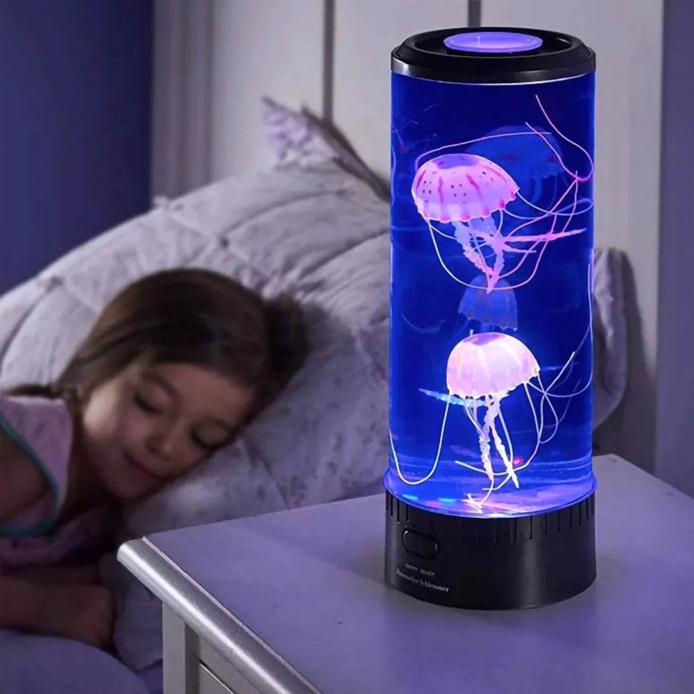 Soothing Glass Jellyfish Lamp - Halri