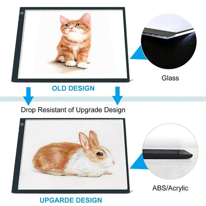Bright LED Art Light Box for Drawing and Tracing