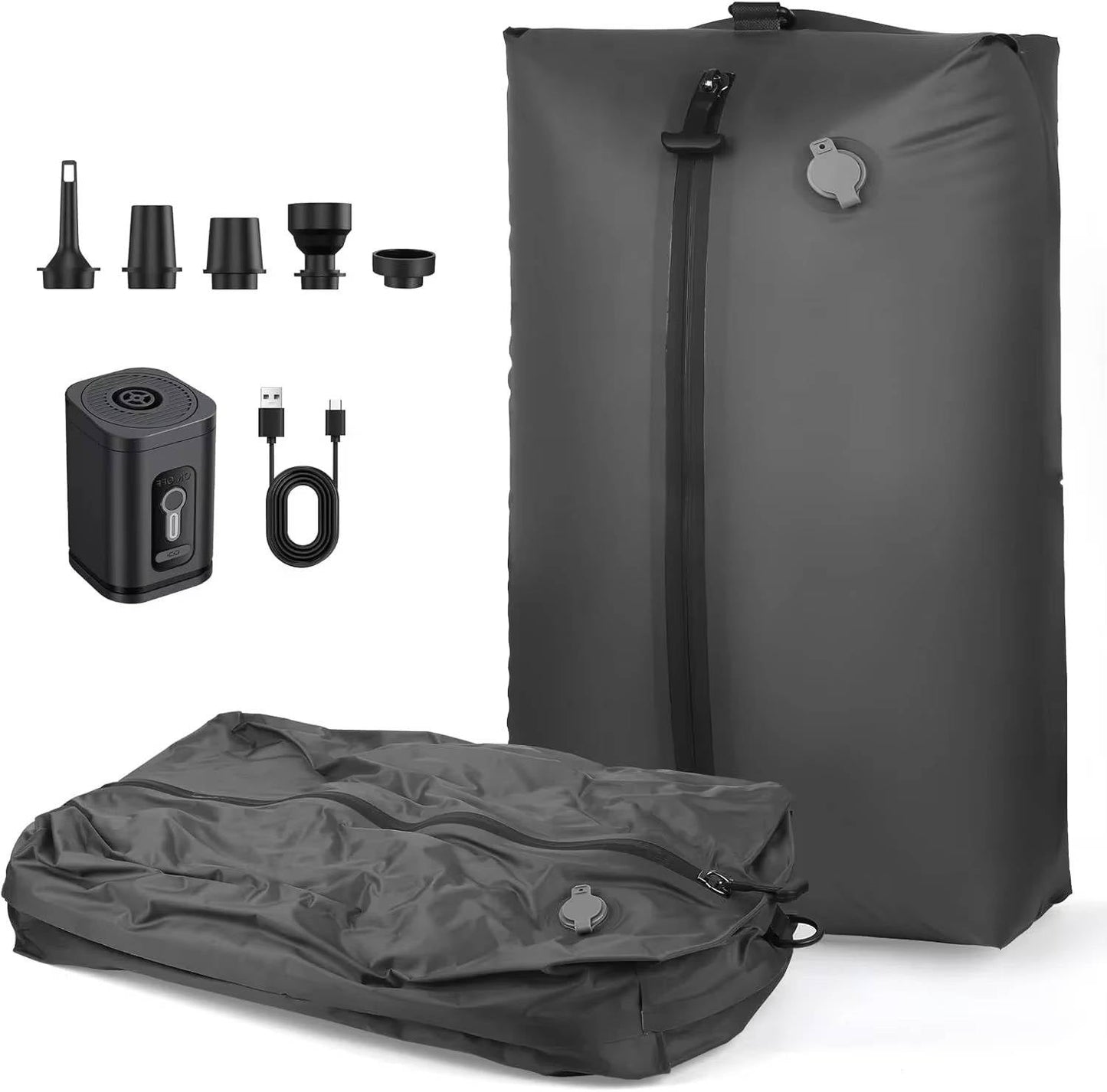 Portable Travel Air Pump And Storage Bags - Halri