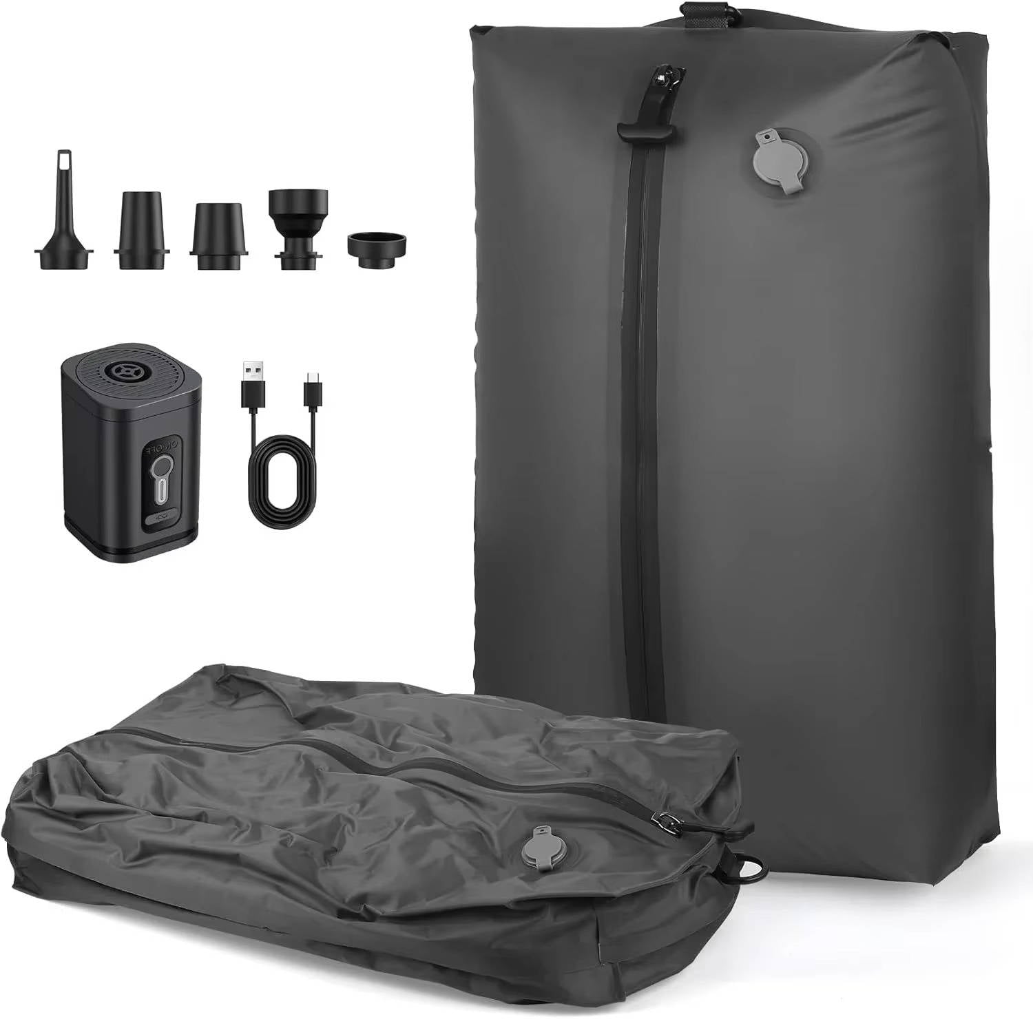 Portable Travel Air Pump And Storage Bags - Halri