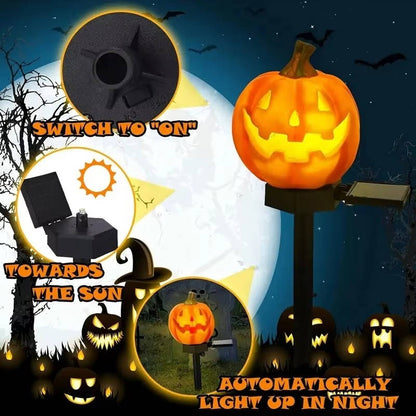 Glowing Pumpkin Outdoor Halloween Lanterns