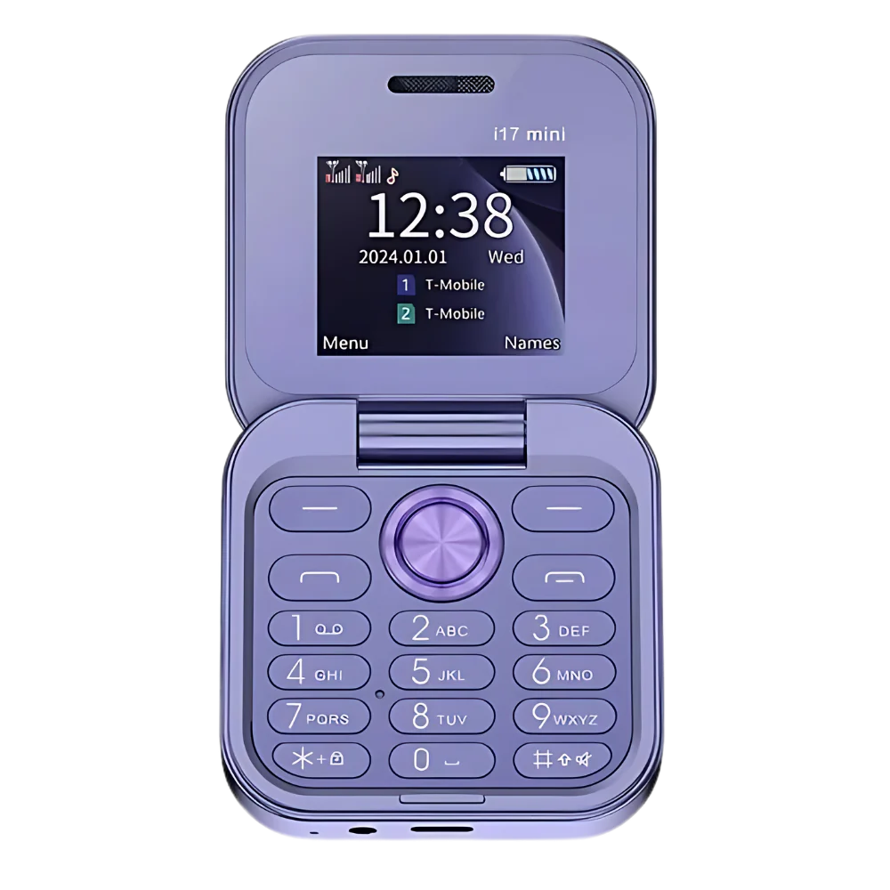 Compact 2 Sim Flip Mobile Phone