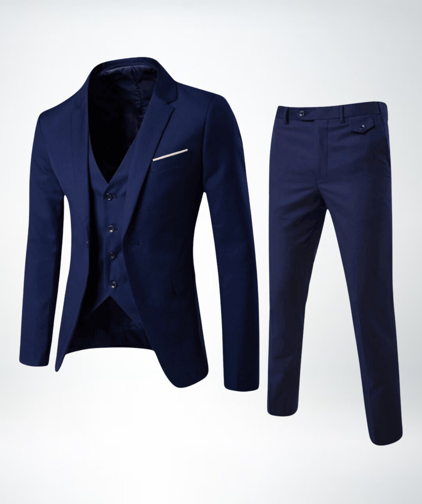 Classic Men's 3 Piece Business Suit - Halri