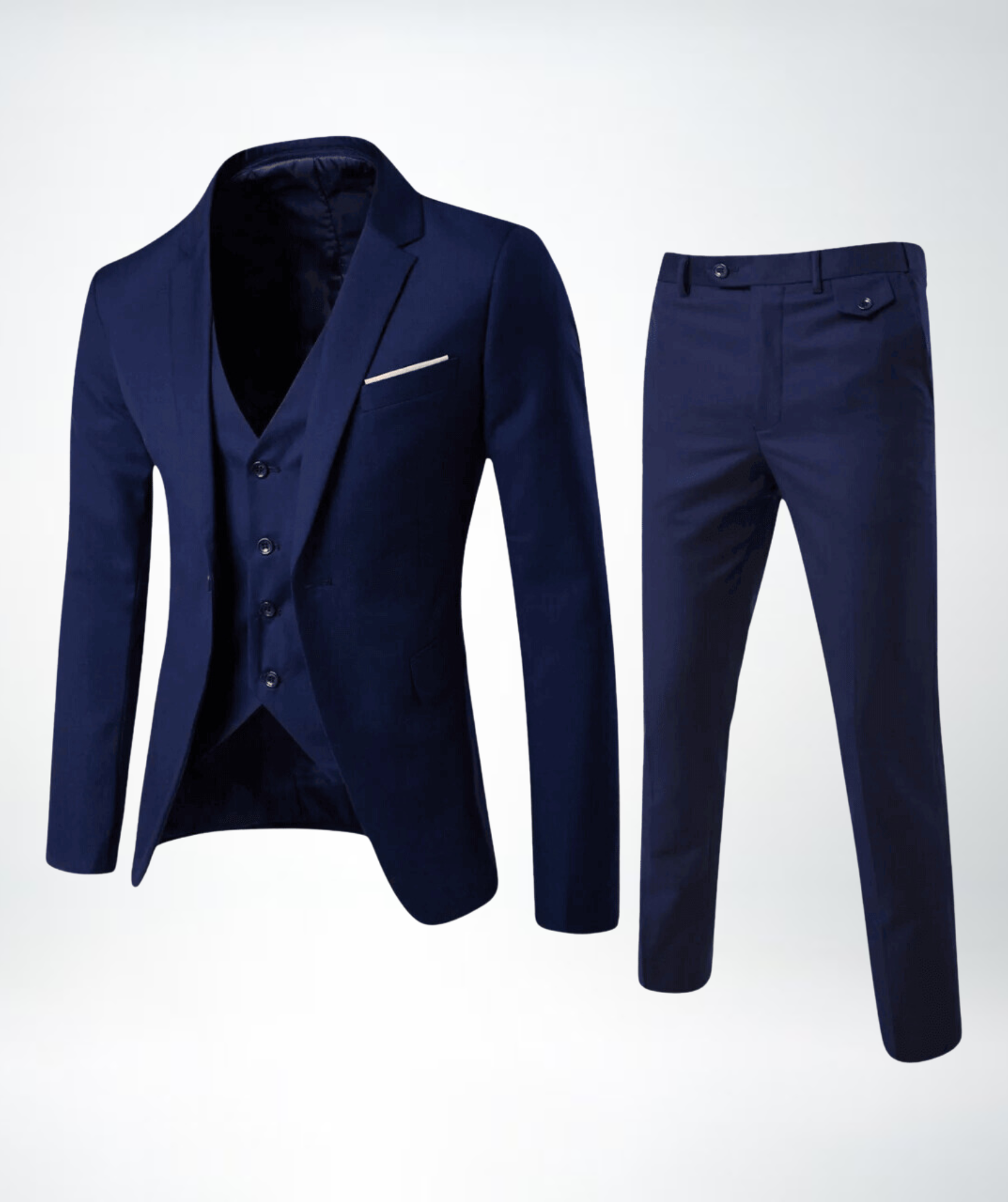 Classic Men's 3 Piece Business Suit - Halri