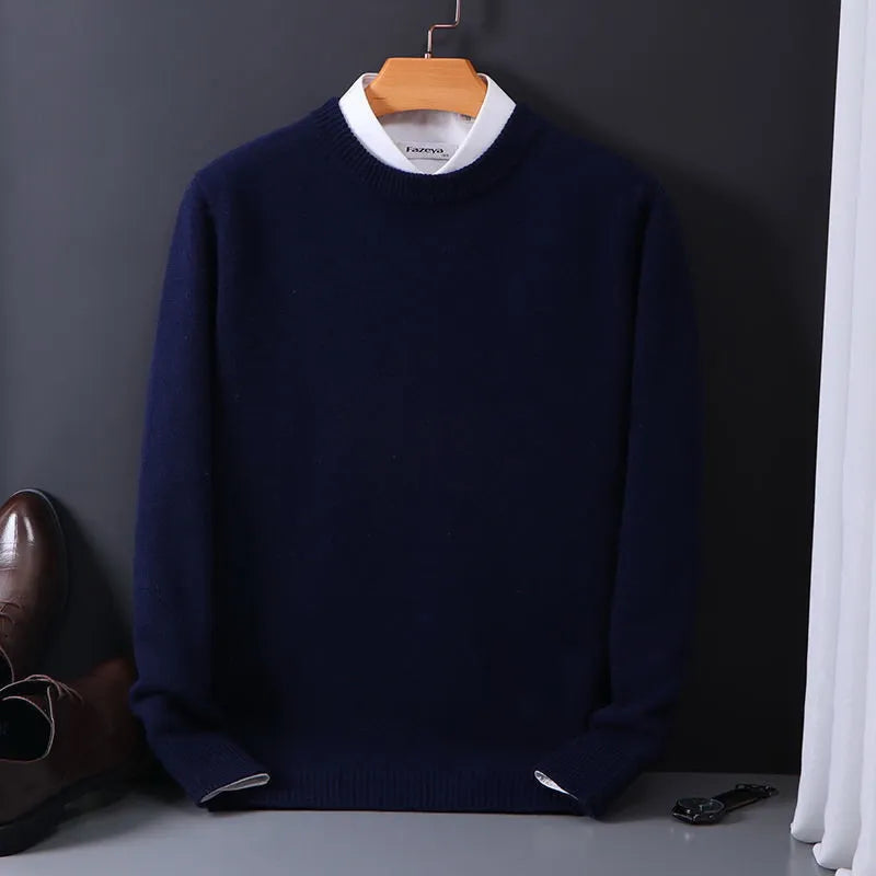 Classic Men's Soft Cashmere Sweater - Halri