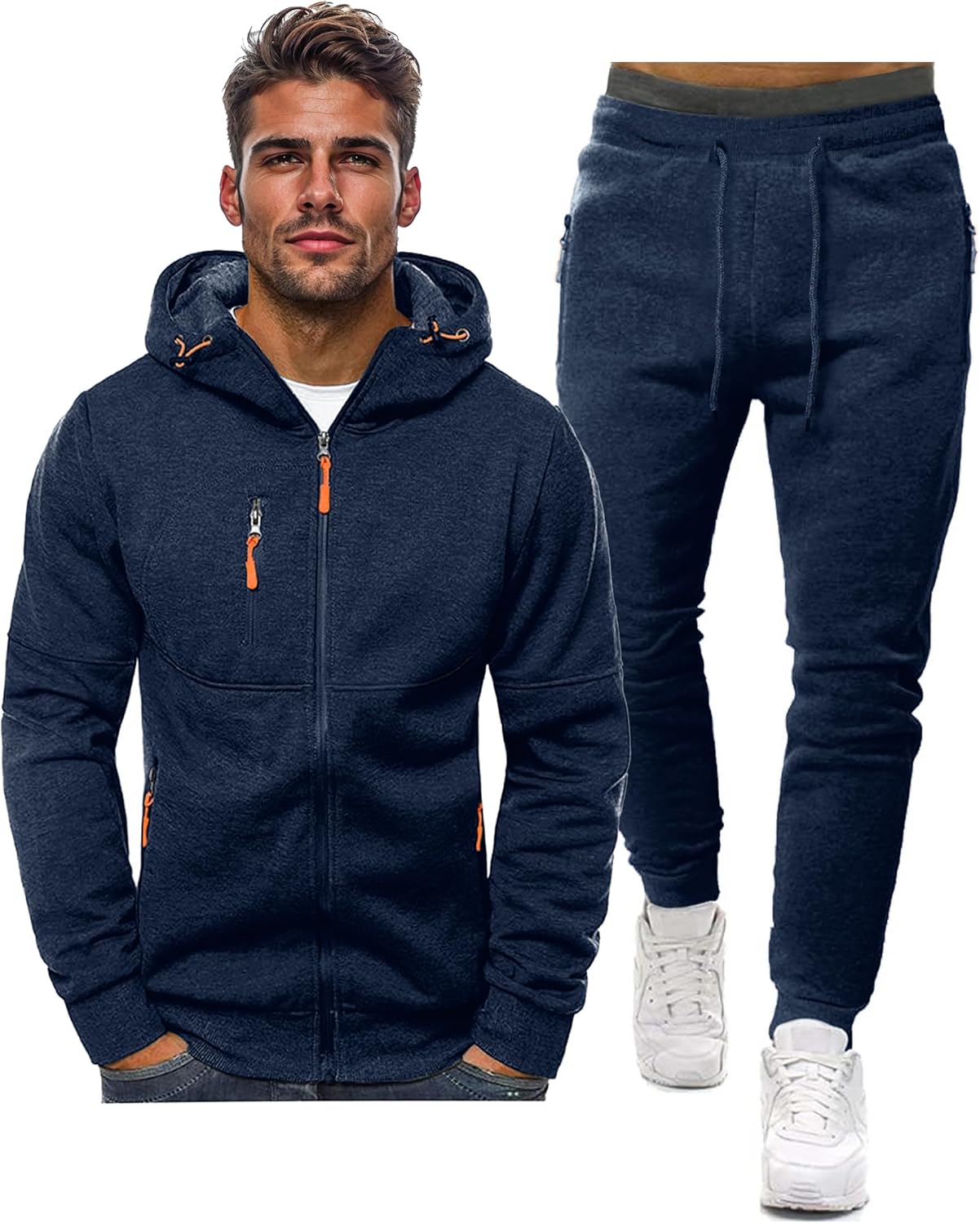 Soft Mens Athletic Jogger Suit - Halri