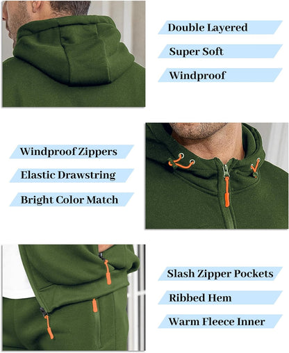 Soft Mens Athletic Jogger Suit