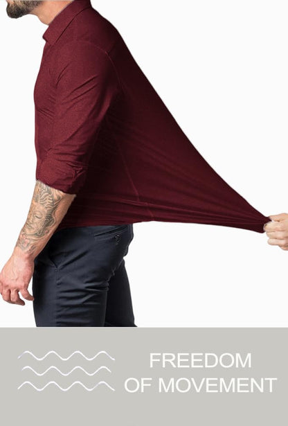 Comfortable Fit Mens Stretch Dress Shirt