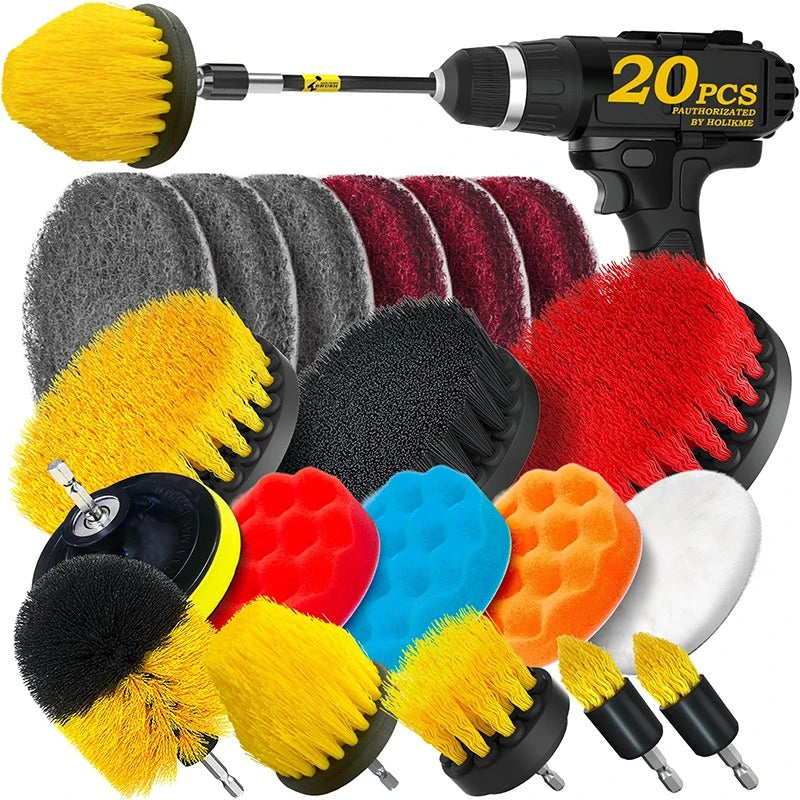 Powerful Drill Cleaning Brush Set - Halri
