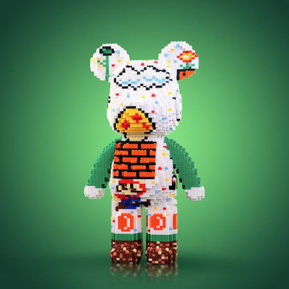Fun DIY Block Bear Figurines Building Kit