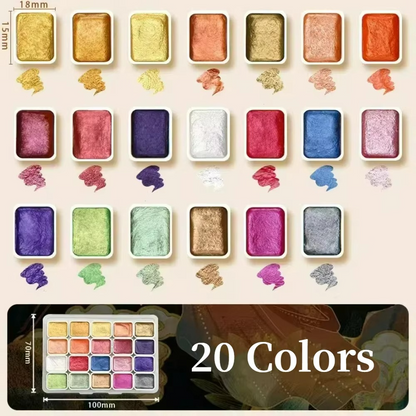 Vibrant Artistic Color Marker Set - Halri