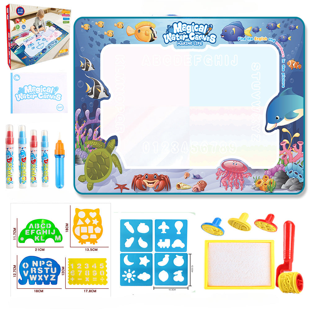 Colorful Kids Art Play Mat