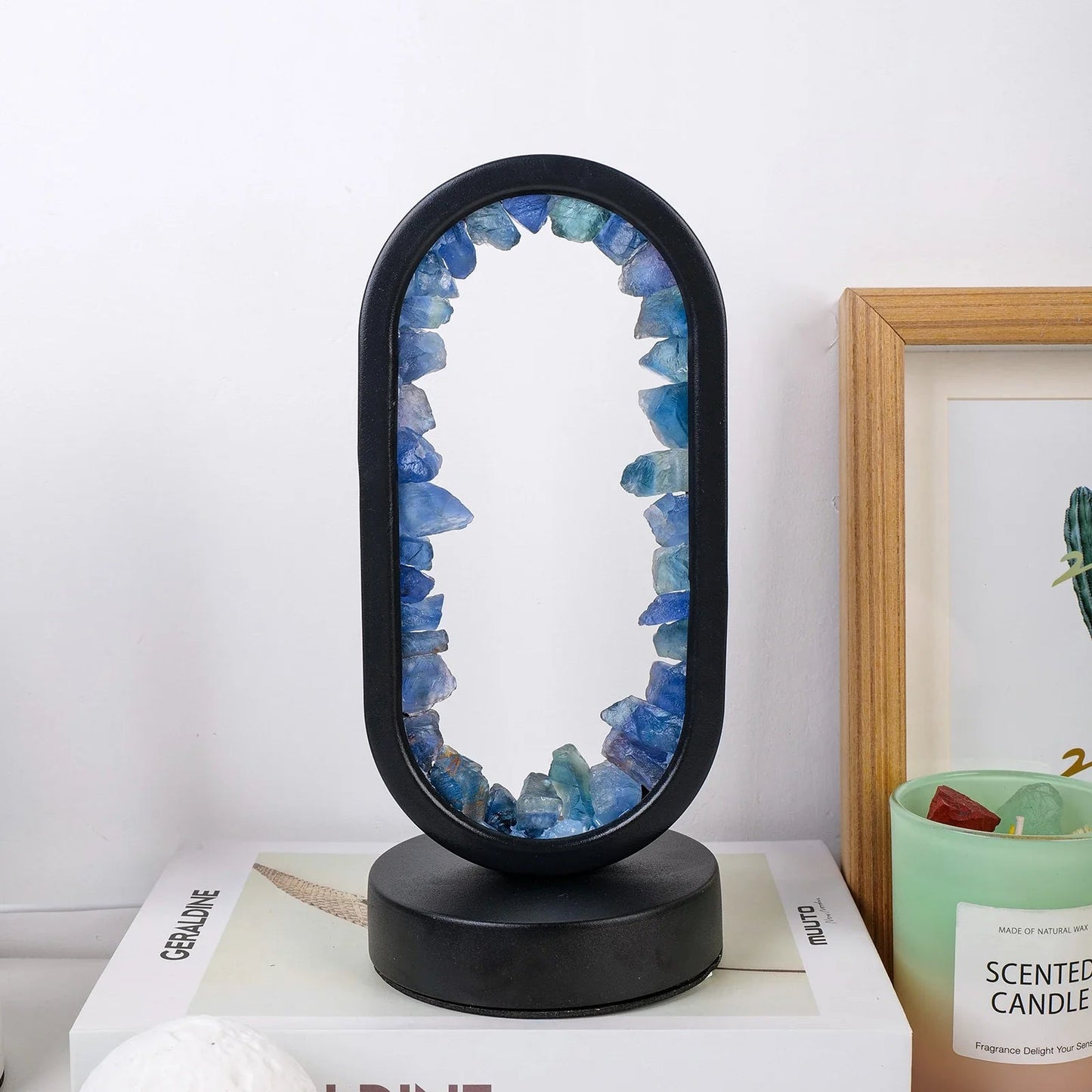 Purple Gemstone Soft Glow Table Light