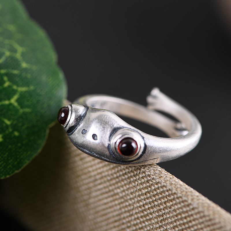 Classic Cat Lady Ring Adjustable Zinc Alloy Band
