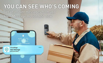 Smart Wi-Fi Security Doorbell Camera