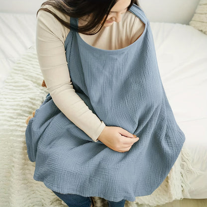 Cozy Nursing Blanket - Gentle Cotton Blanket for Moms