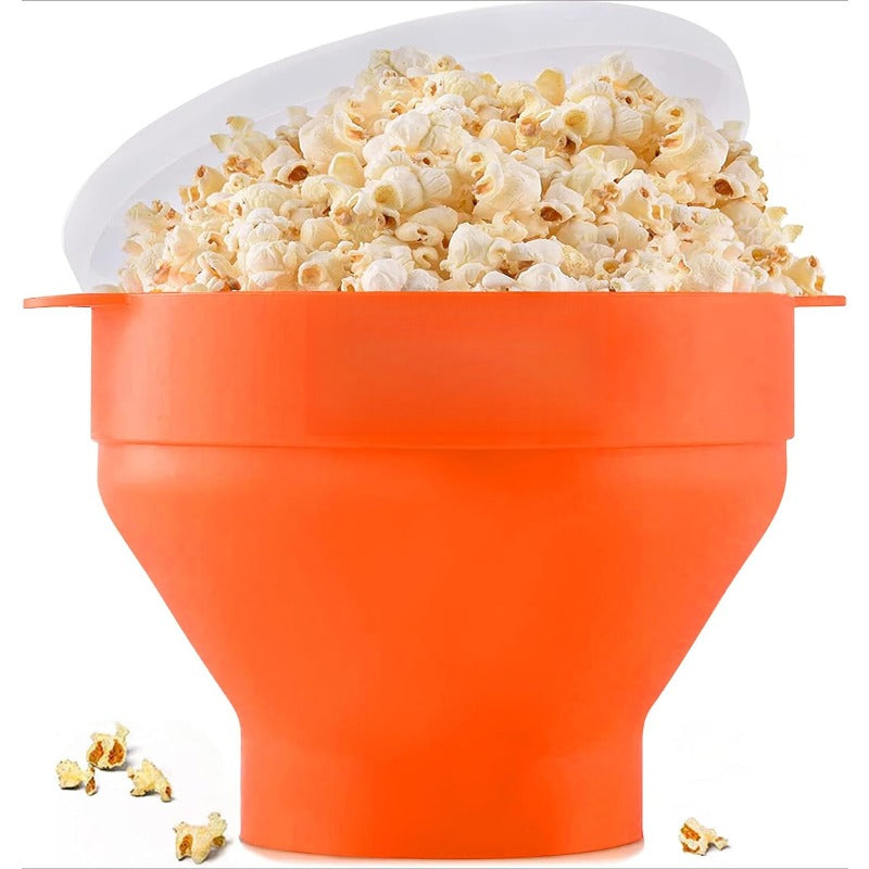 Compact Easy Microwave Popcorn Maker