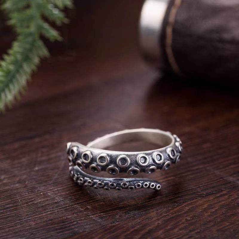 Classic Cat Lady Ring Adjustable Zinc Alloy Band
