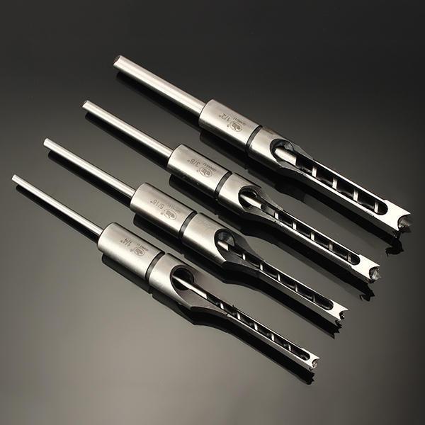 Precise Square Mortise Drill Bit Set