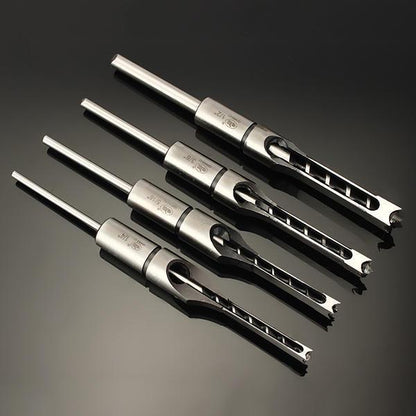 Precise Square Mortise Drill Bit Set