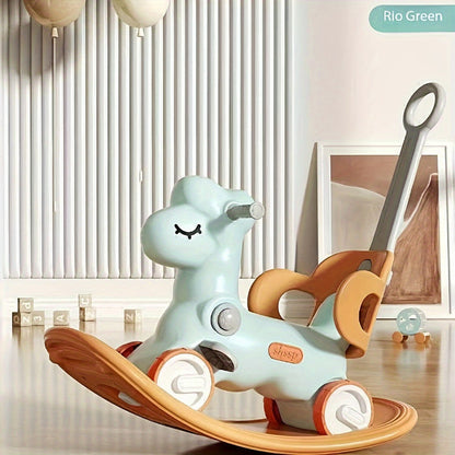 2-in-1 Baby Rocking Horse Balance Bike - Fun Safe Rider