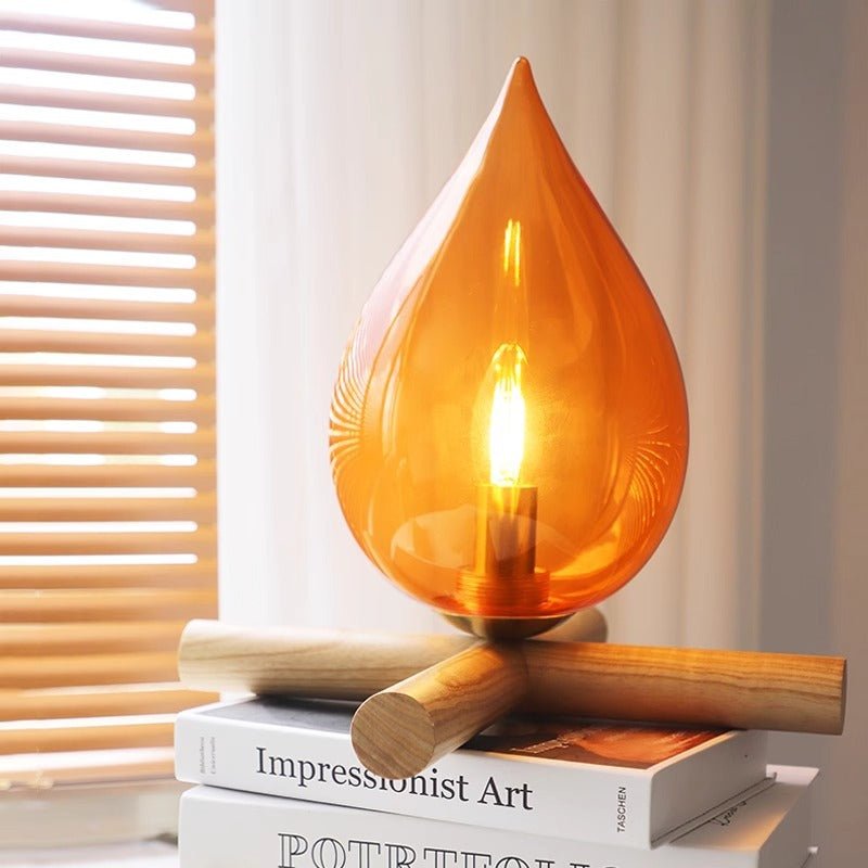Cozy Flame Effect Table Lamp - Halri