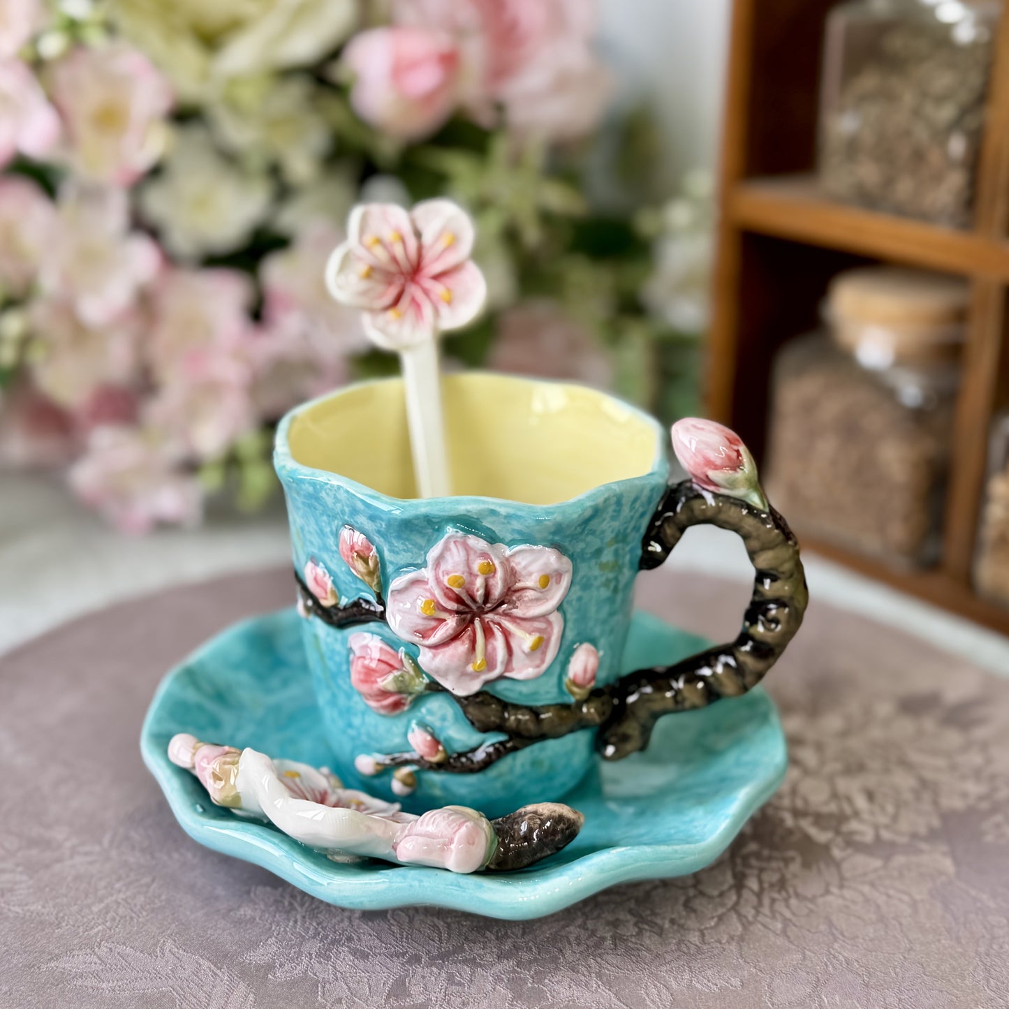 Van Gogh Inspired Ceramic Coffee Cup Set