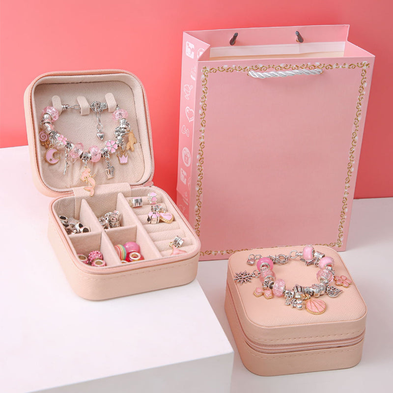 Colorful Kids Bead Jewelry Set