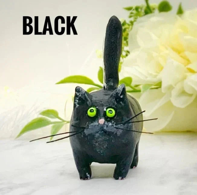 Adorable Small Cat Collectible Figurine