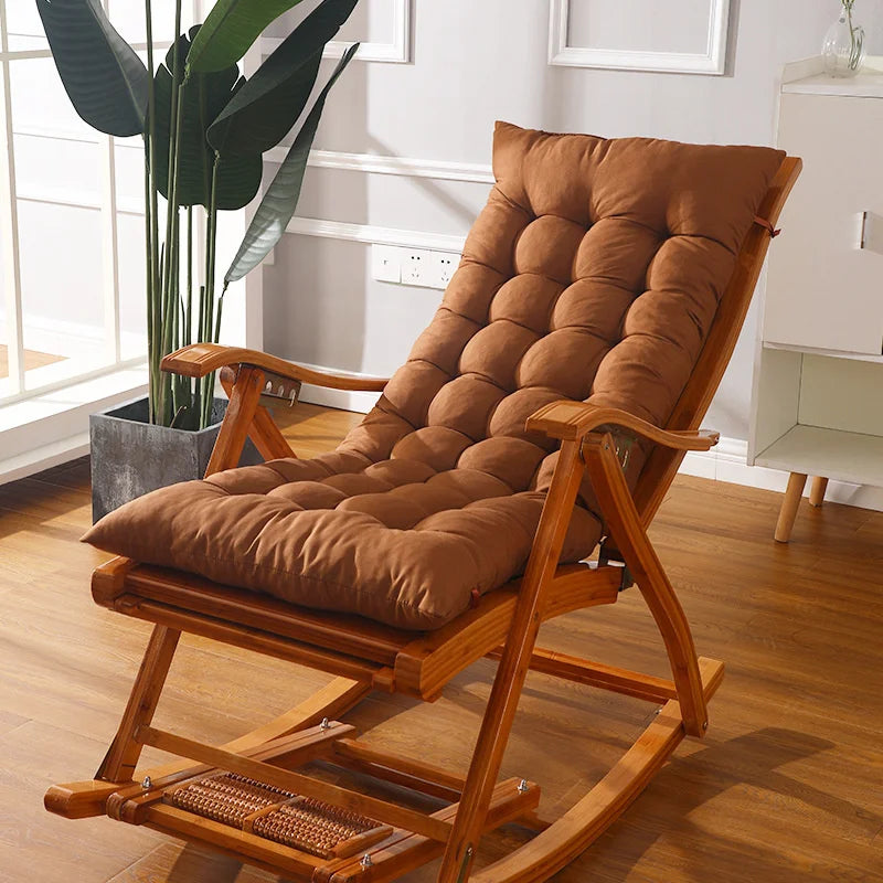 Plush Rocking Chair Cushion Extra Comfortable Seat Pad