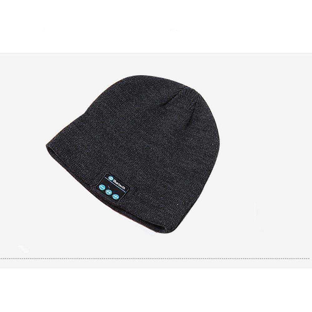Warm Beanie Hat with Bluetooth Earphones and Mic